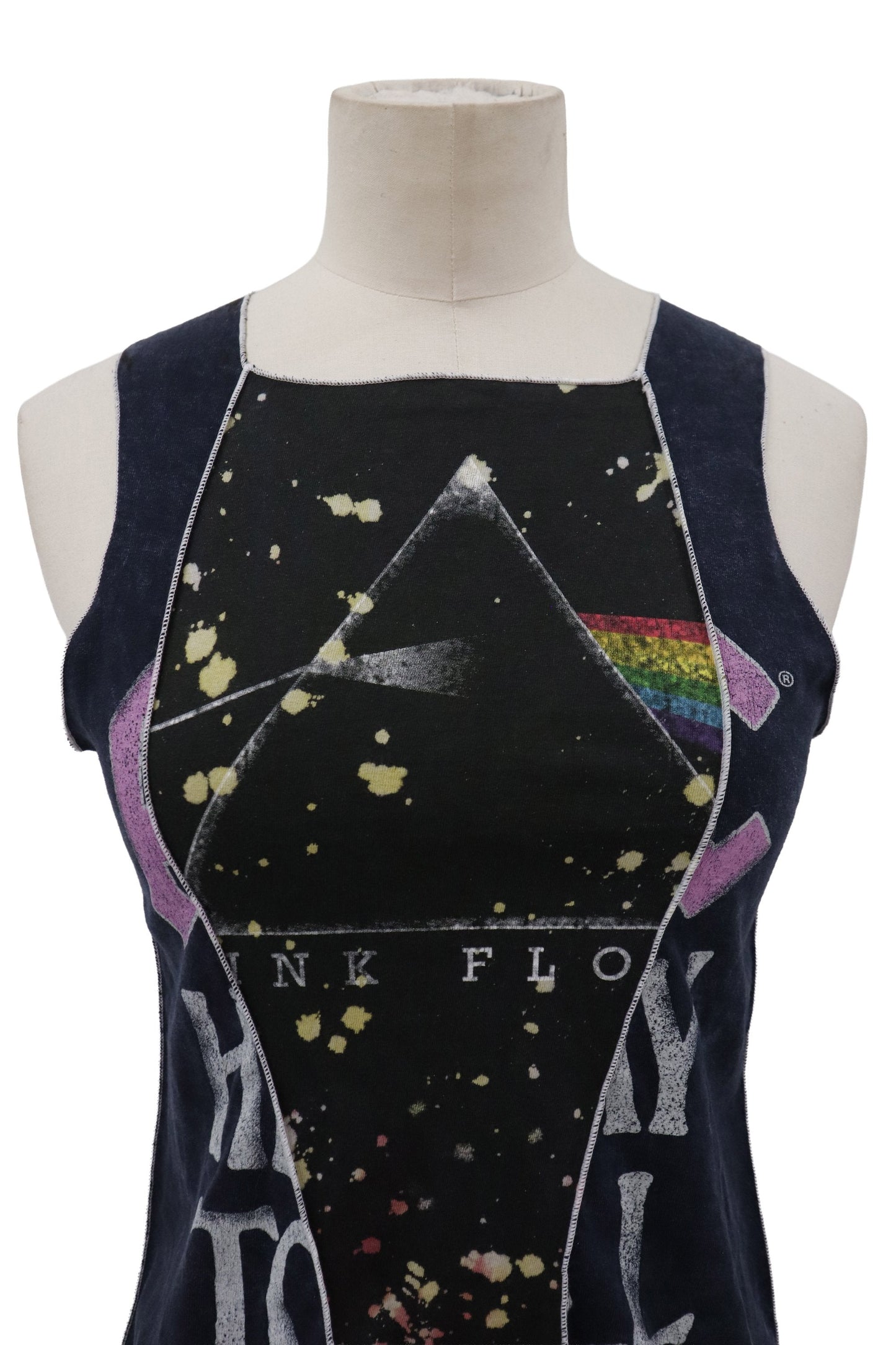 Pink Floyd colorblock tank/RM-［2607-030］