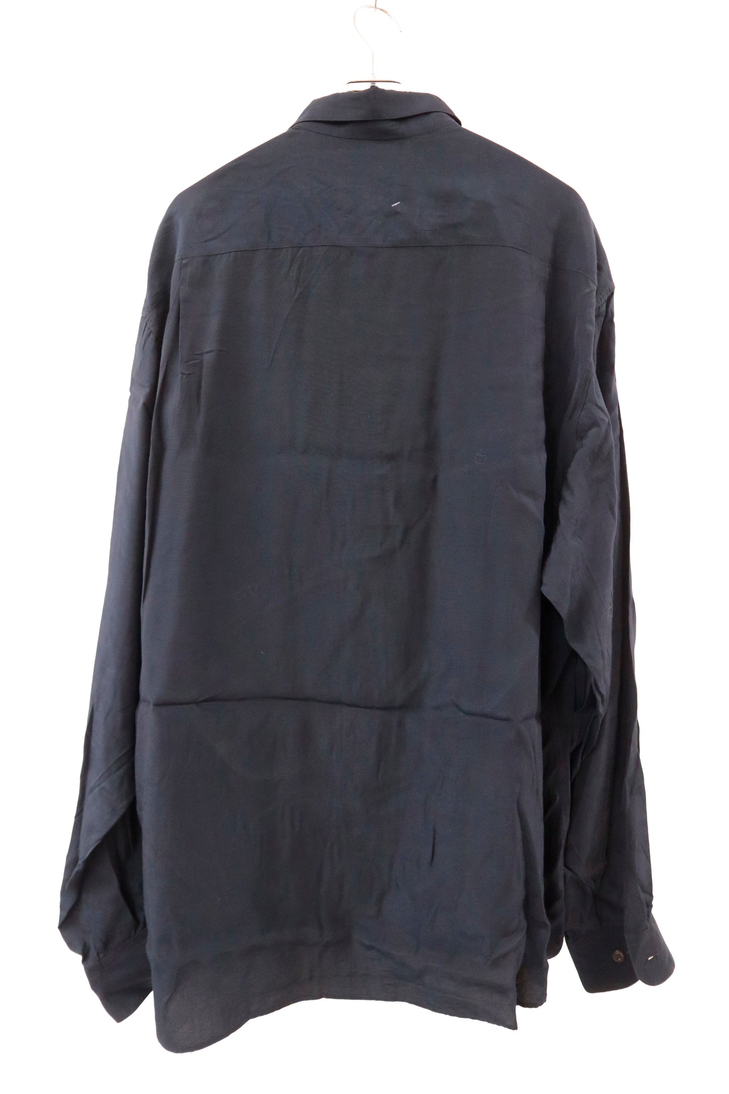 FERRANTI/80's  L/S shirt made in ITALY/NV-［2511-106］