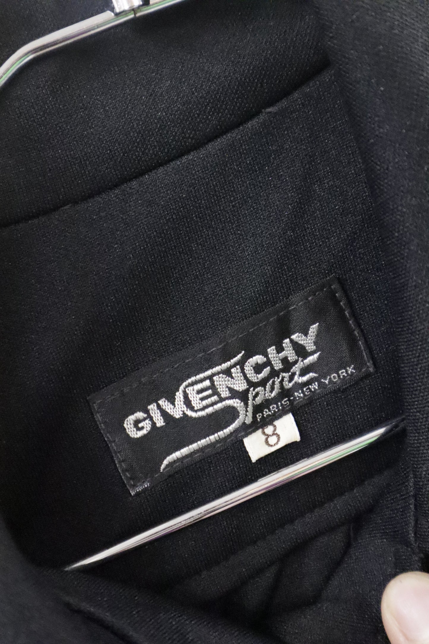 70's GIVENCHY Sport polyester jacket / NV-［2601-028］