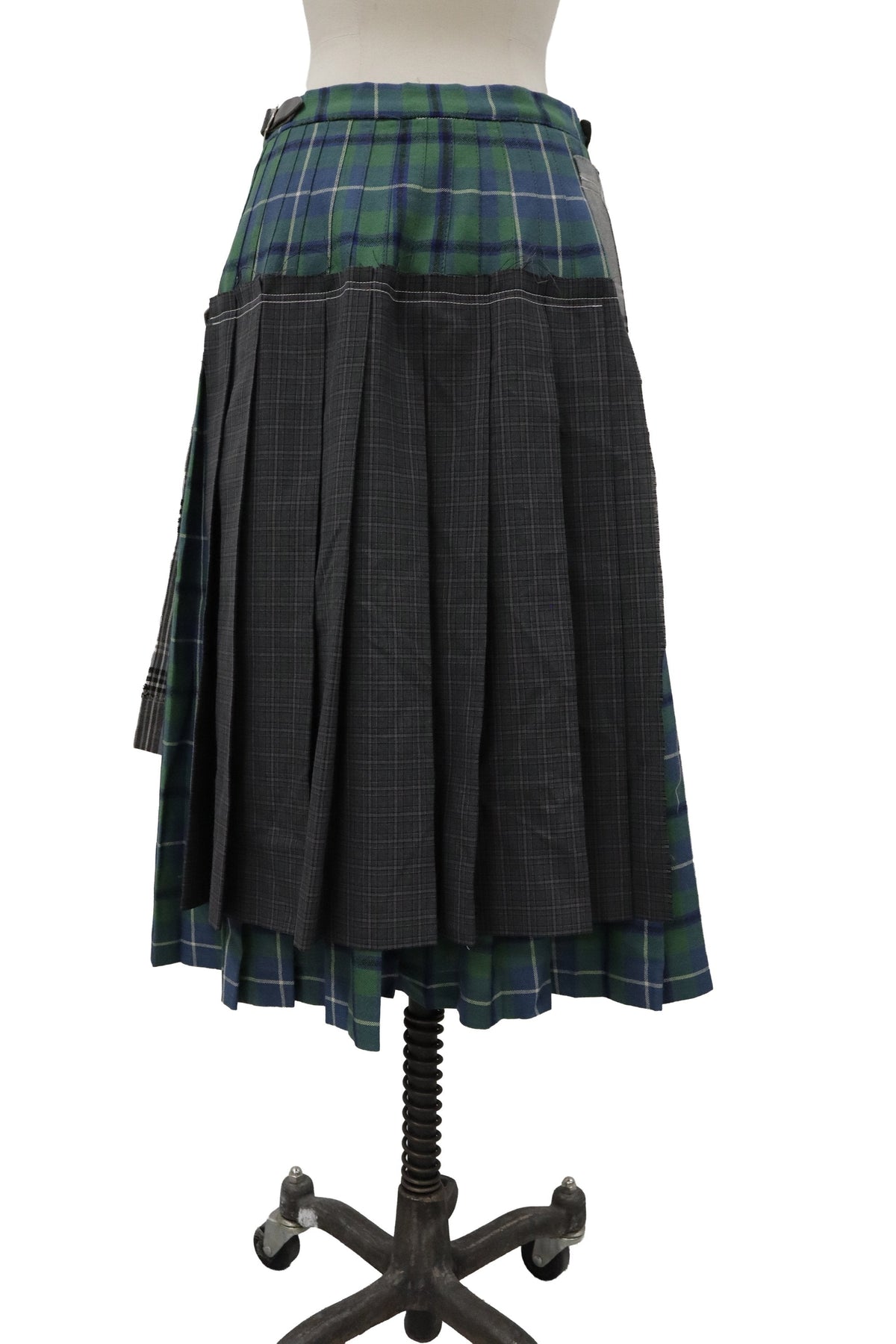 layered pleats skirt/RM-［2608-100］