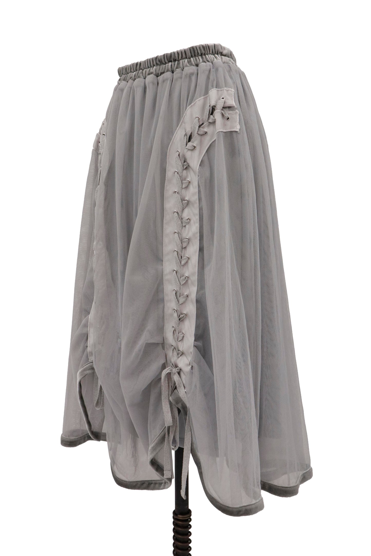 lace up skirt/RM-［2605-058］