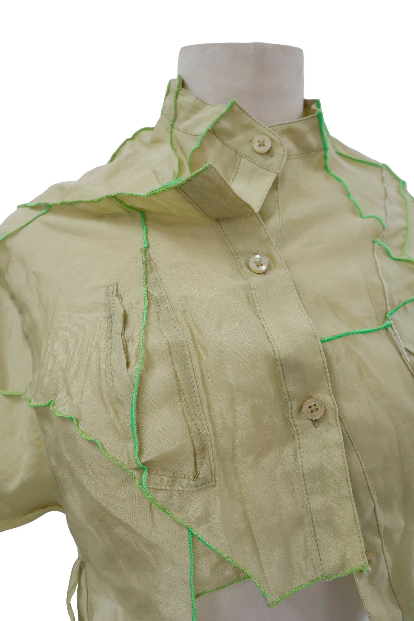 drawing rolled edge shirt/RM-［2605-012］