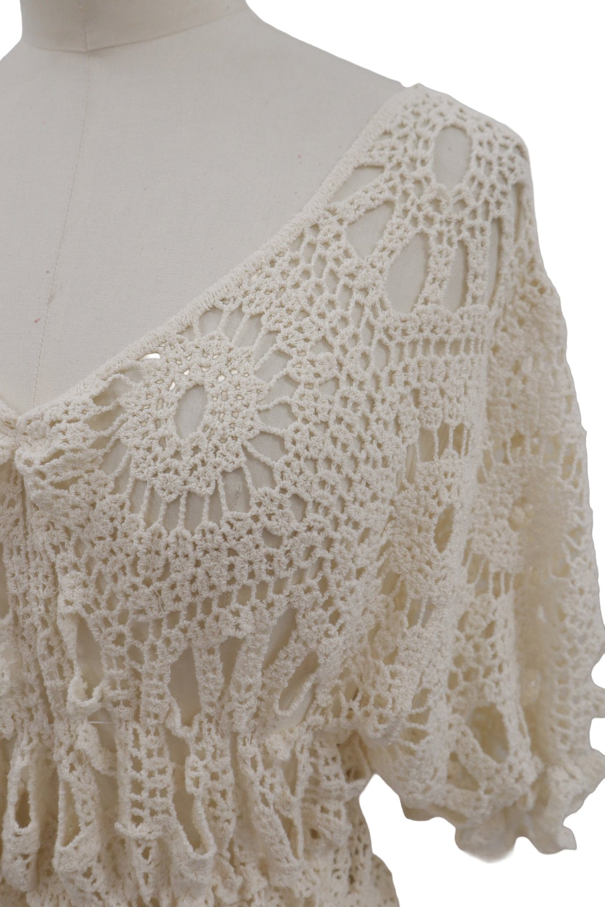 shirring lace tops/RM-［2607-157］