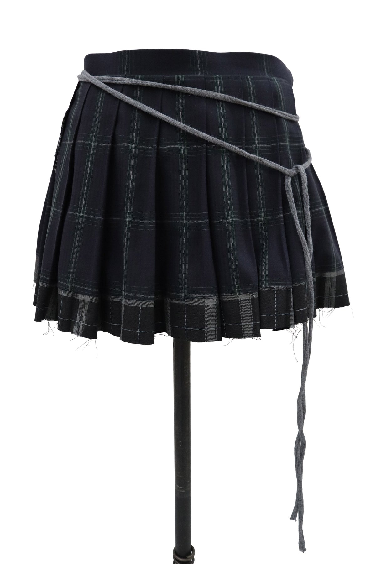 Docking pleats mini skirt/RM-［2608-039］
