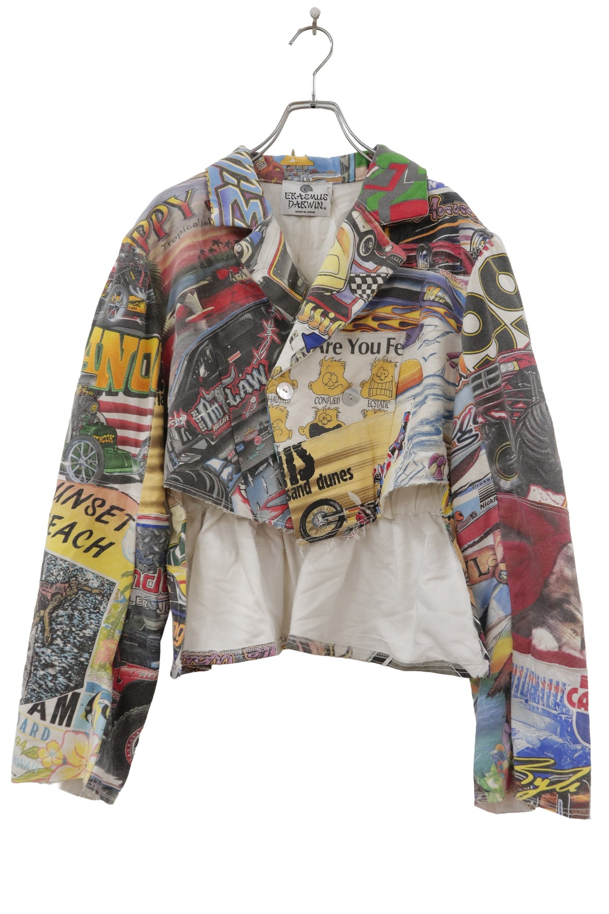 patchwork jacket/RM-［2608-095］