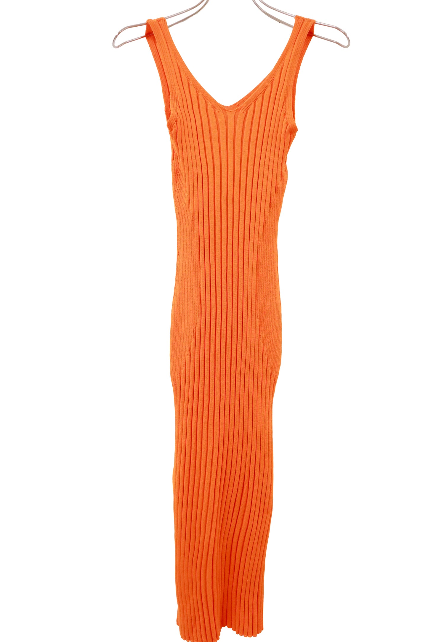 rib knit dress/U-［2511-008］