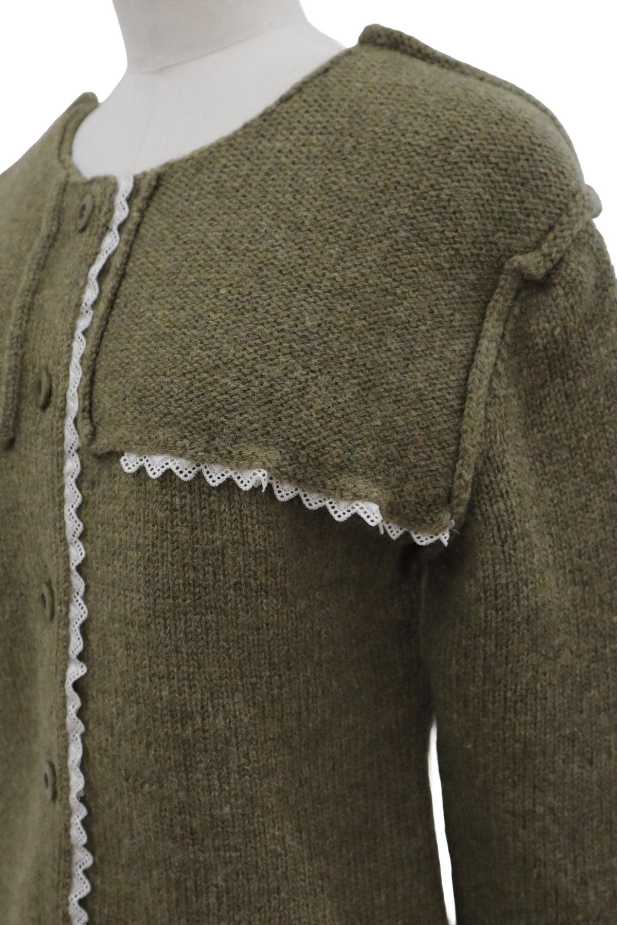 lace knit cardigan/RM-［2608-103］