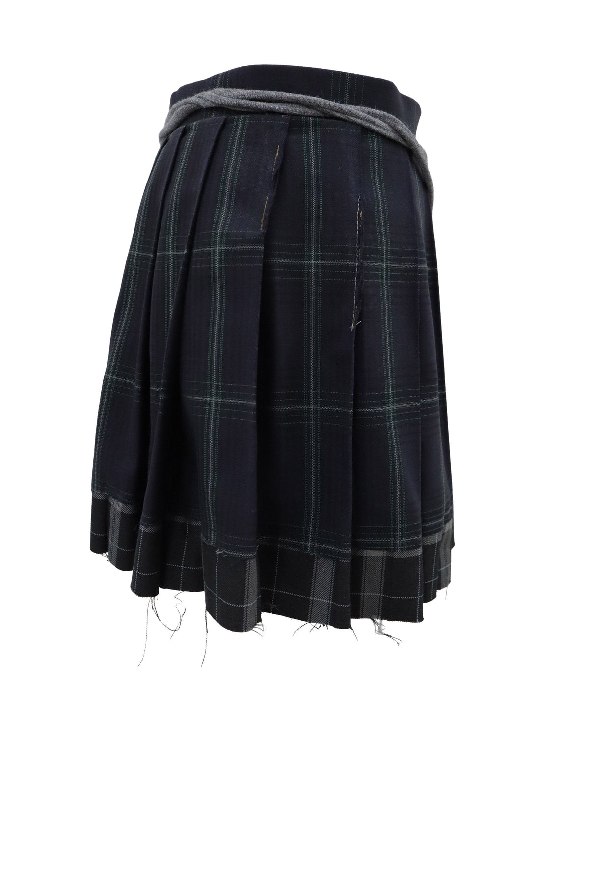 Docking pleats mini skirt/RM-［2608-039］