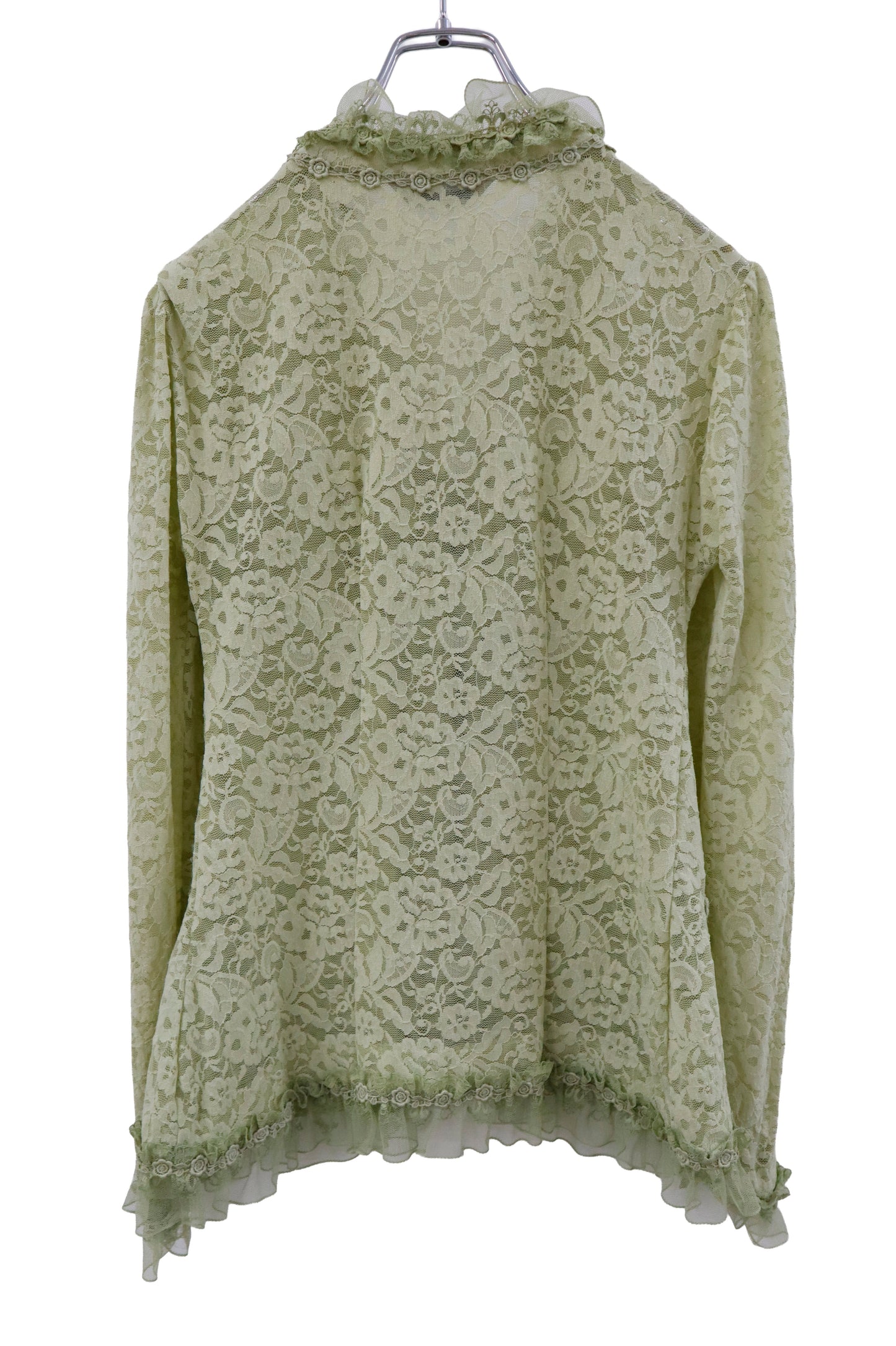 mesh lace cardigan/RM-［2604-034］