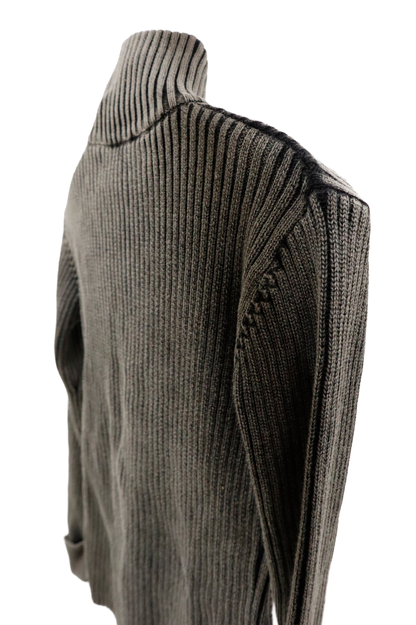 rib knit ZIP tops/U-［2603-002］