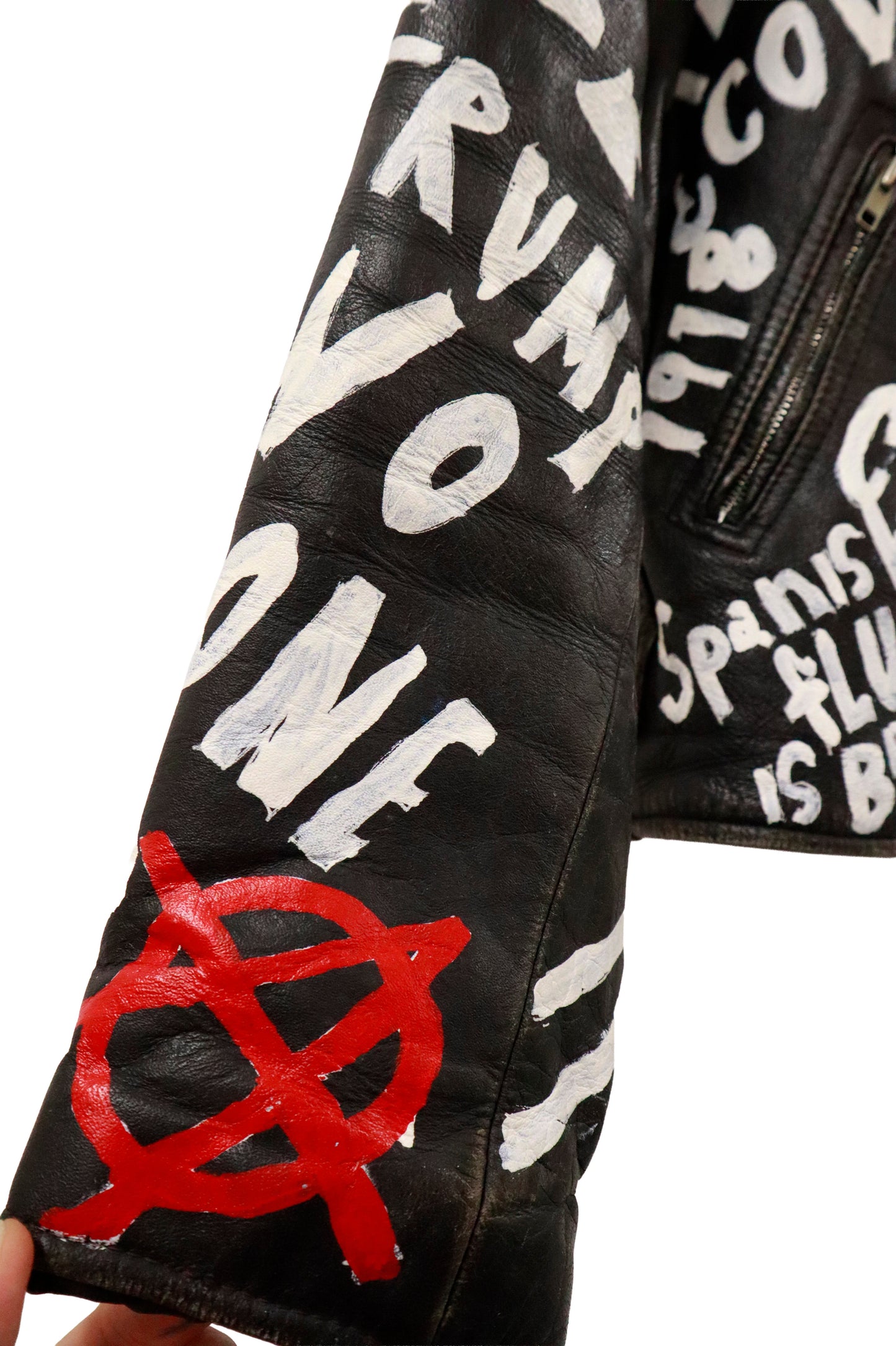 80’s leather riders jacket / NV-［2601-044］