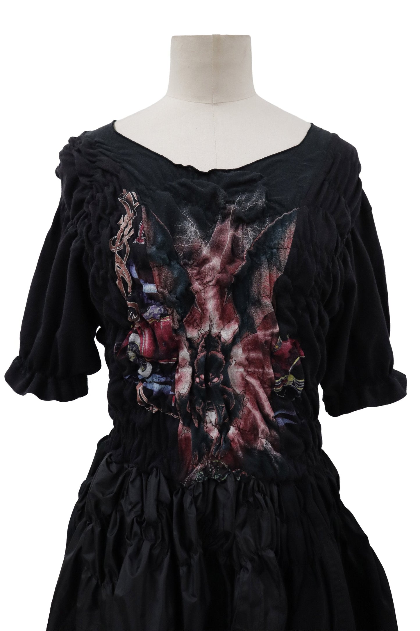 KUSHA KUSHA PLAN/cut saw dress/RM-［2607-008］