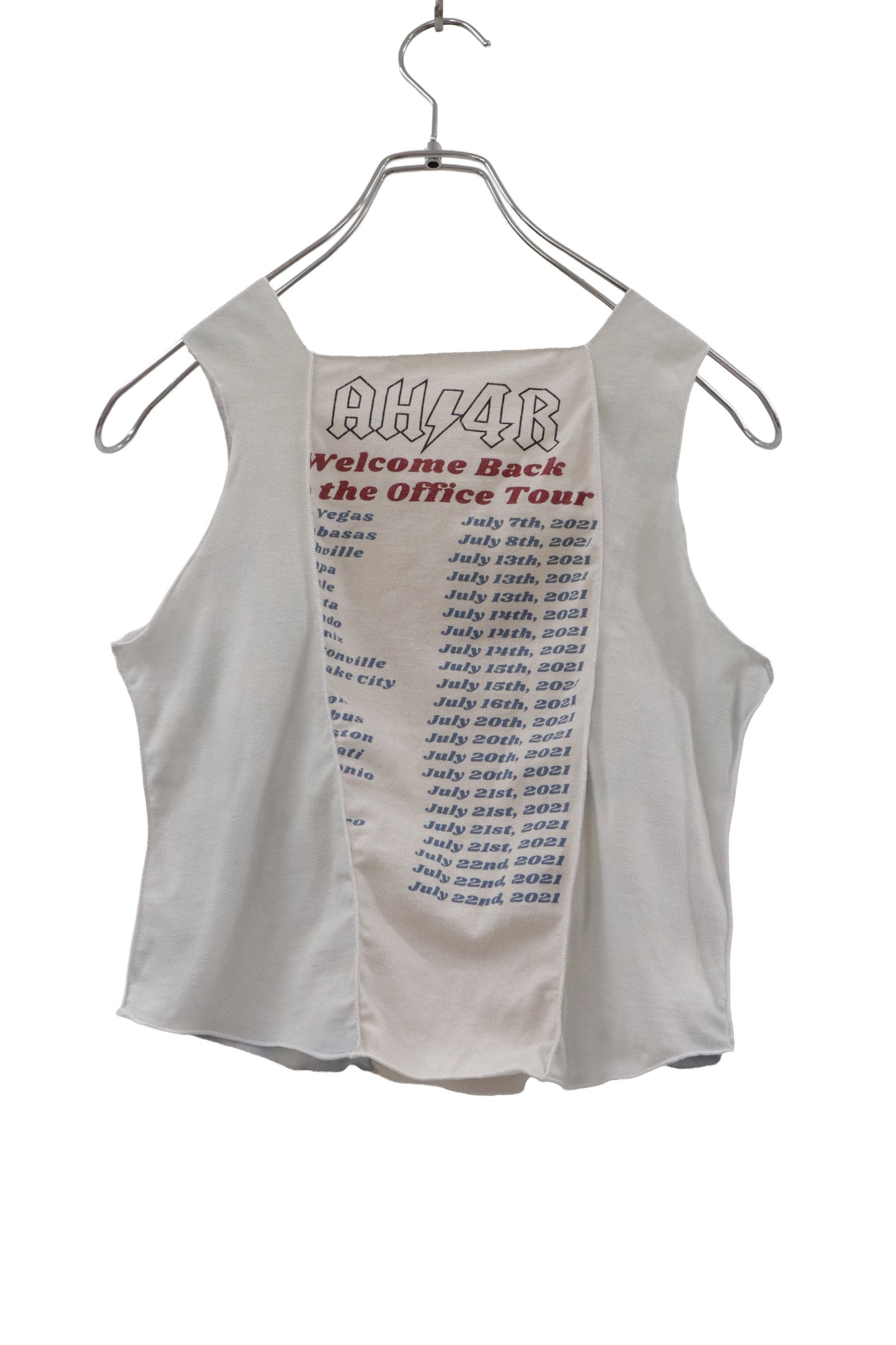 AH4R tour parody Y2K tops/RM-［2607-029］