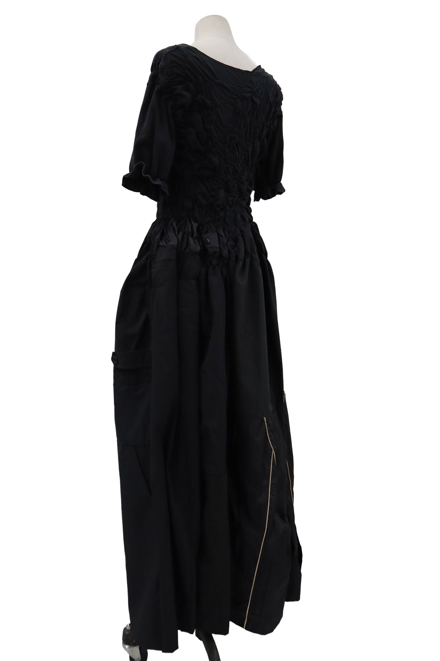 KUSHA KUSHA PLAN/cut saw dress/RM-［2607-008］