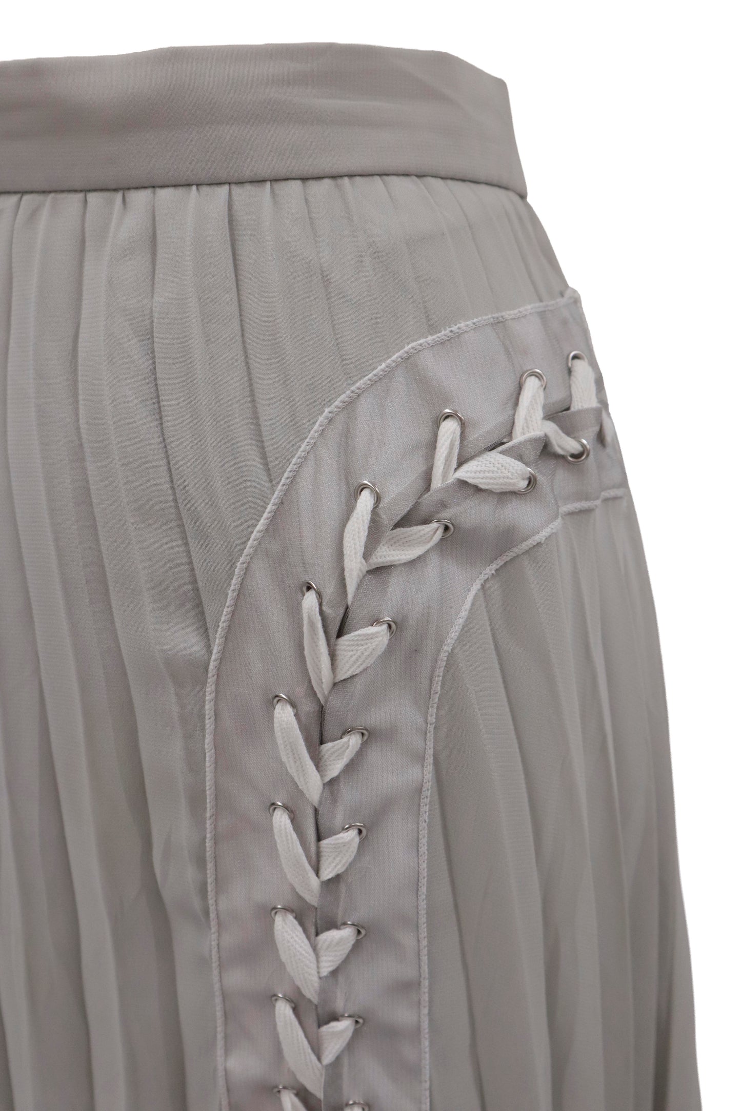lace up skirt/RM-［2605-063］