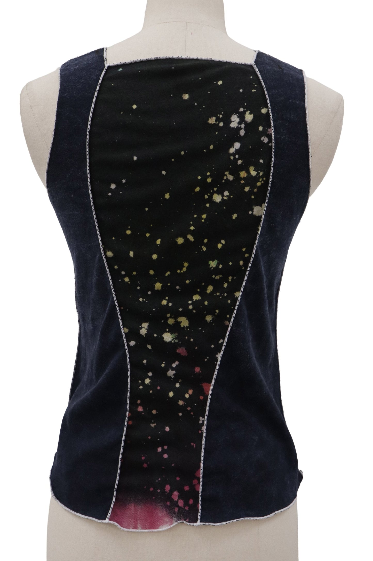 Pink Floyd colorblock tank/RM-［2607-030］