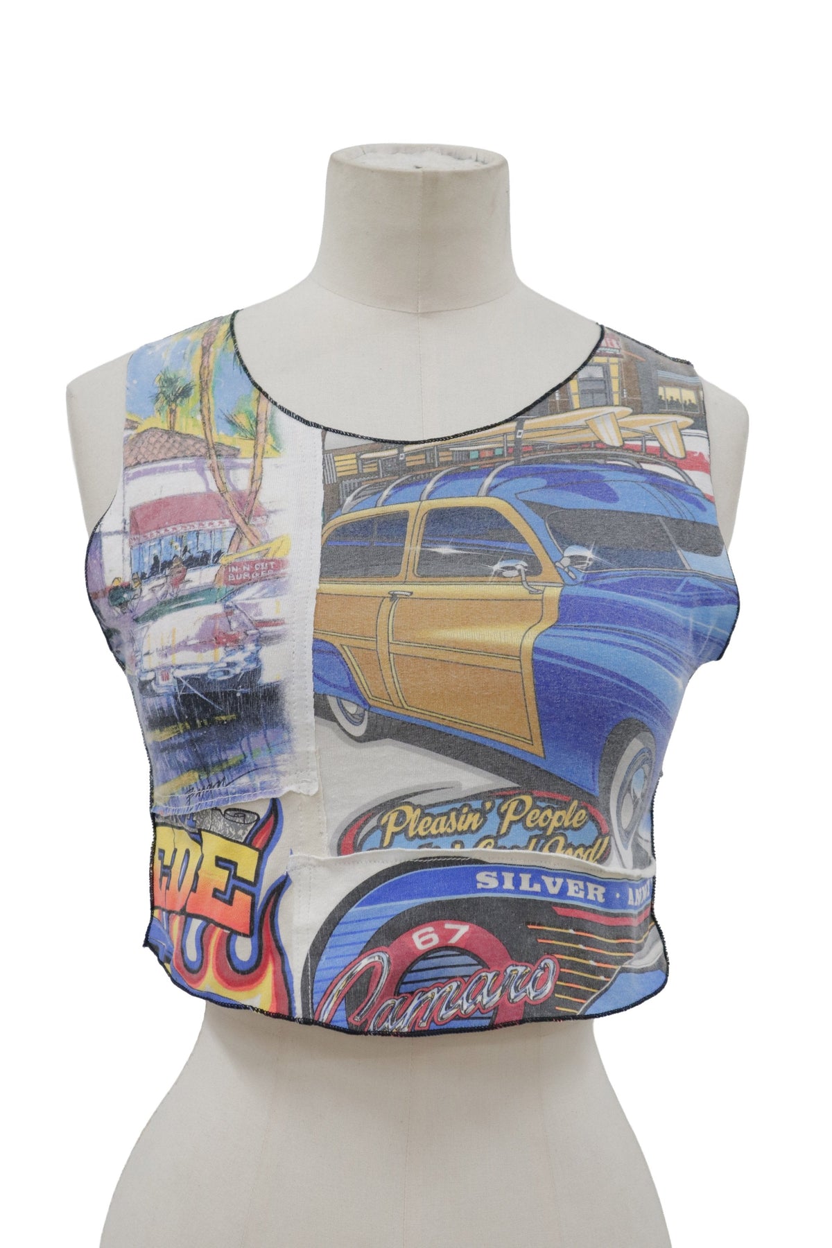 graphic tank top/RM-［2608-063］