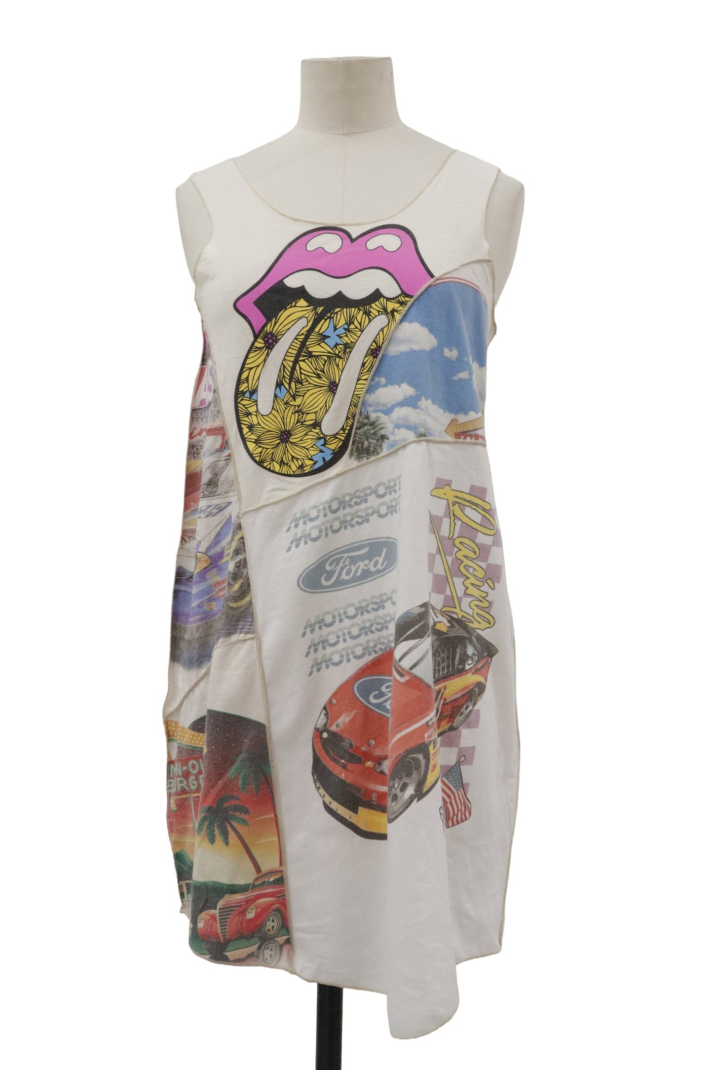 Rolling Stones racing long tanktop/RM-［2606-020］