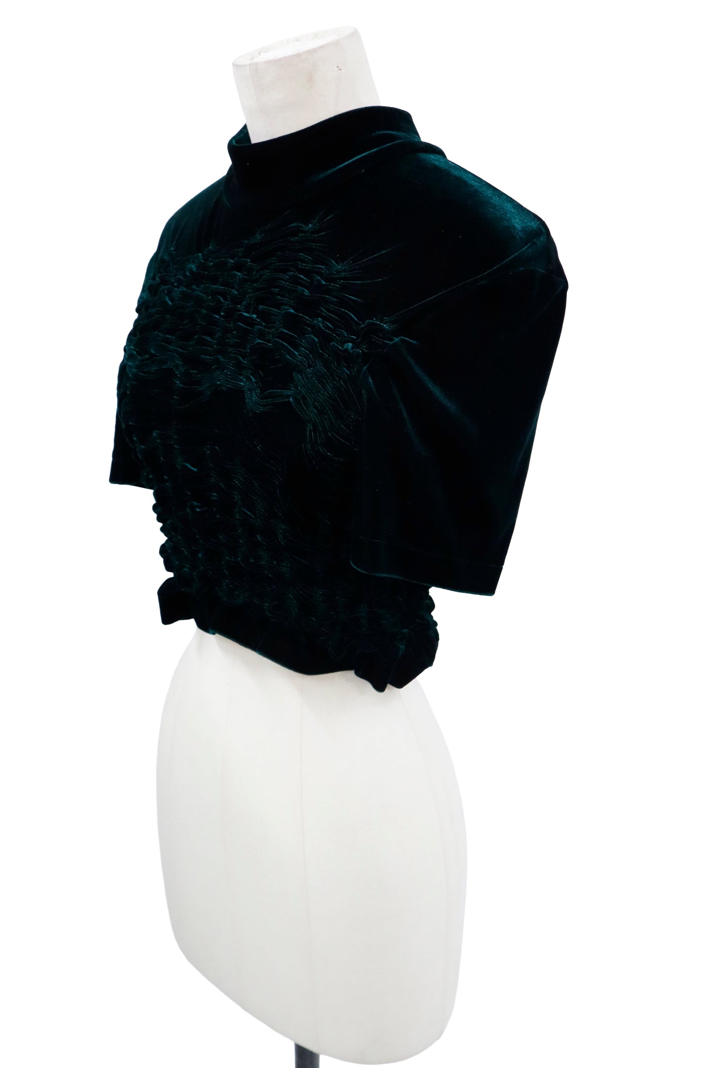 KUSHA KUSHA PLAN/velvet tops-［2601-085］