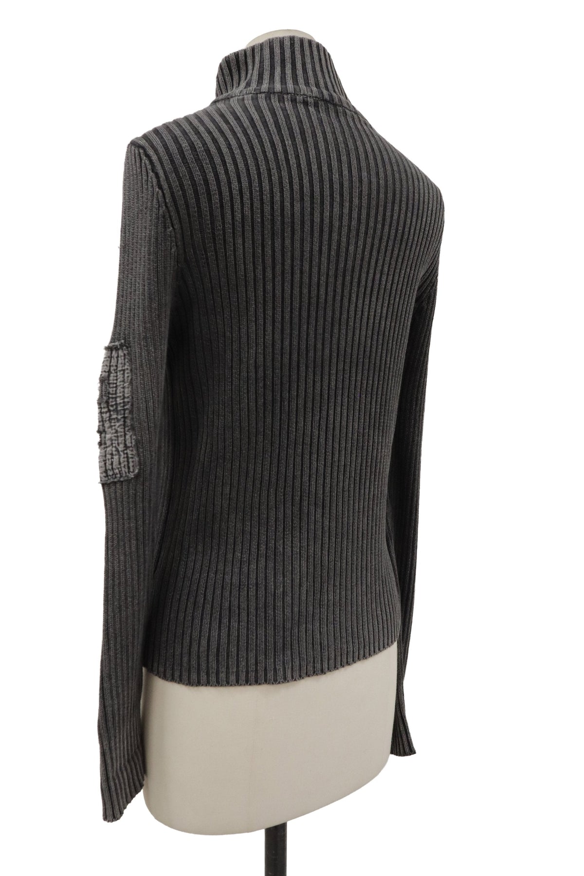 rib knit zip outer/RM-［2608-038］