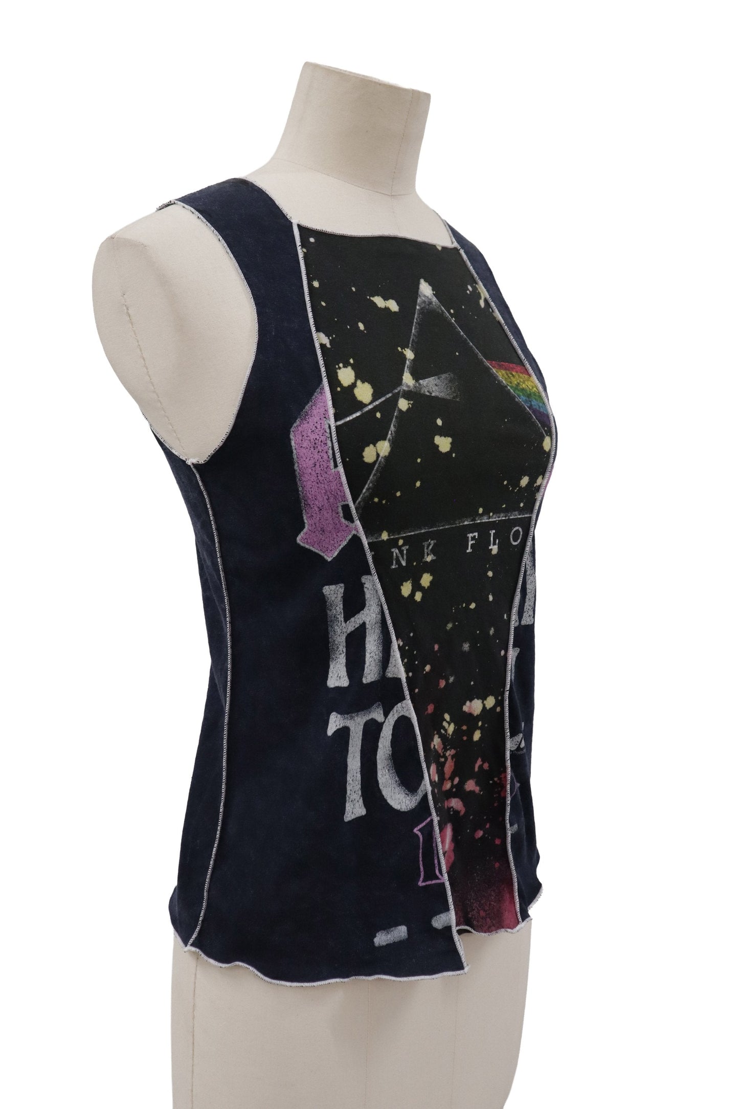 Pink Floyd colorblock tank/RM-［2607-030］