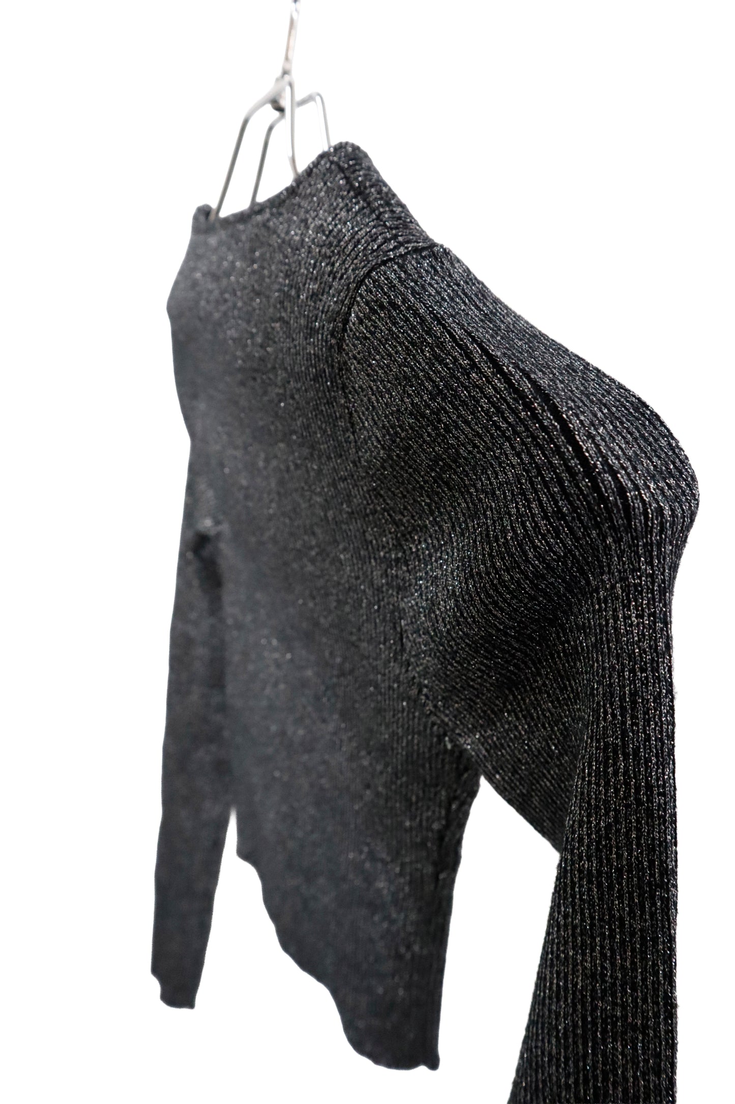 rib knit short tops/U-［2603-003］
