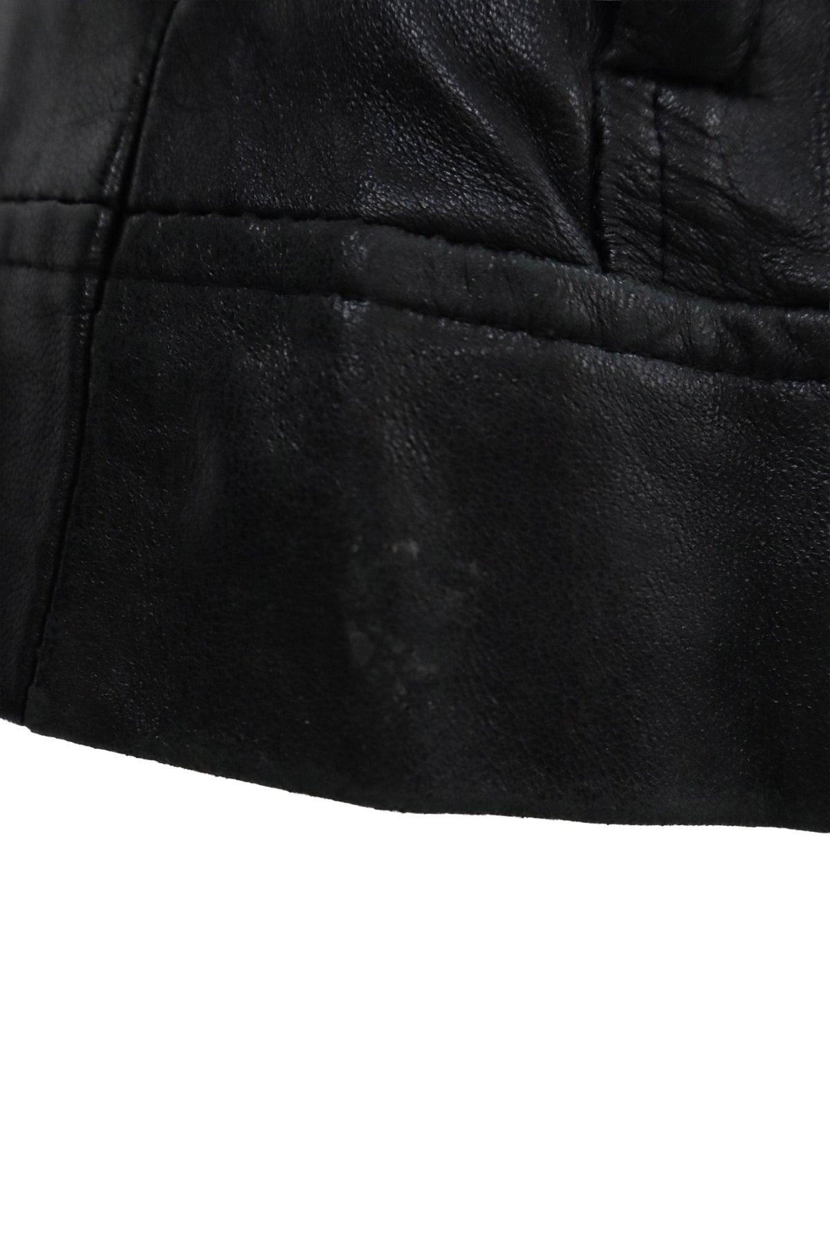 lace leather jacket/RM-［2608-104］